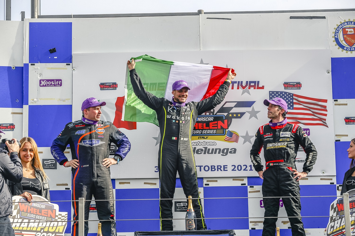 max lanza caal racing campione legend trophy euronascar nascar whelen euro series