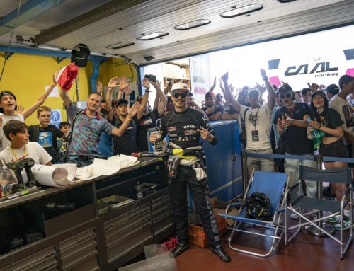 Blaze of crowd and Challenger Trophy podium for Max Lanza at Vallelunga